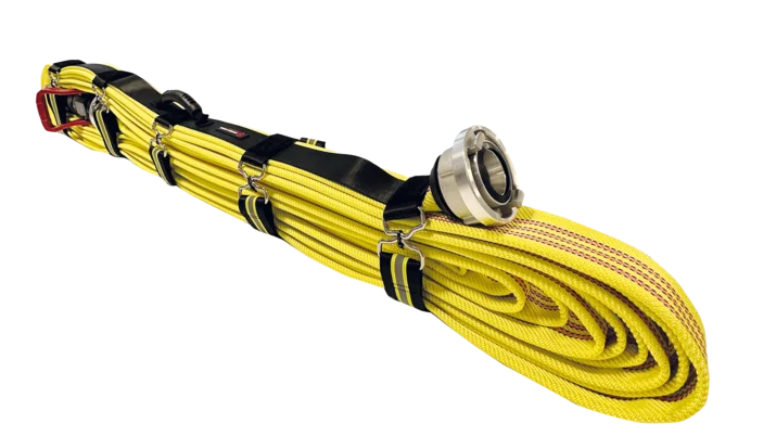 Schlauchpaket, zusammengewickelter Feuerwehrschlauch